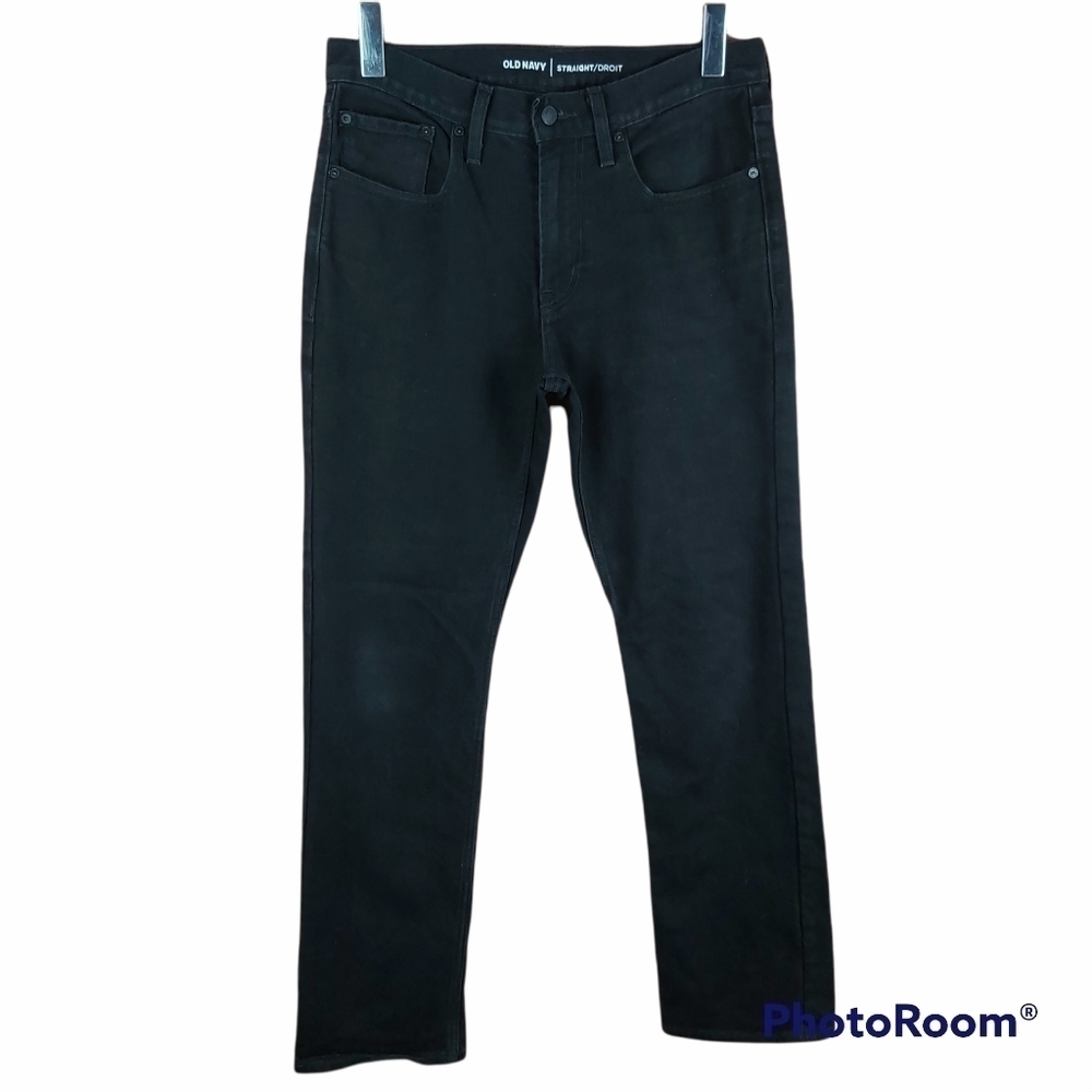 OLD NAVY straight leg black men's  jeans size 30